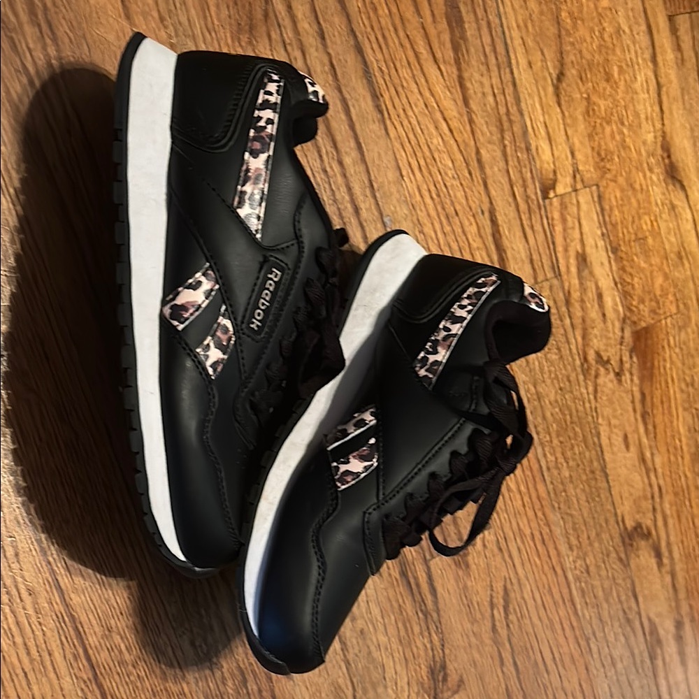 Reebok Black and Brown Sneakers